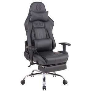 Silla Gaming LAUDA en Piel Negro