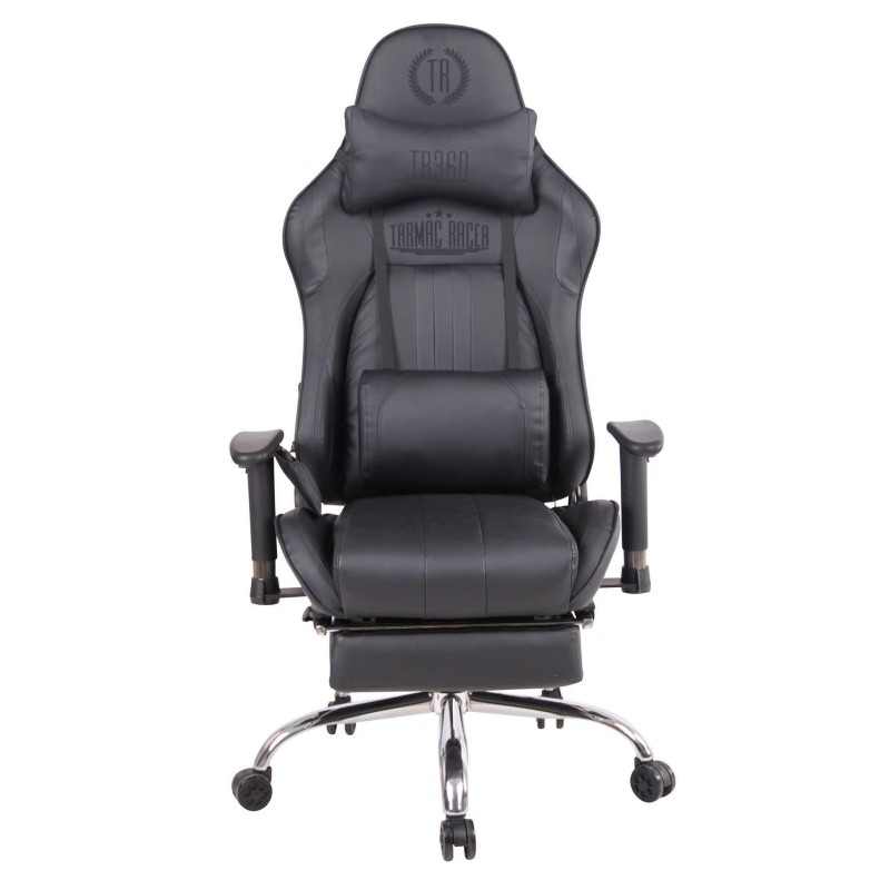 Silla Gaming LAUDA en Piel Negro
