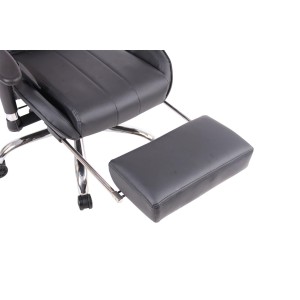 Silla Gaming LAUDA en Piel Negro