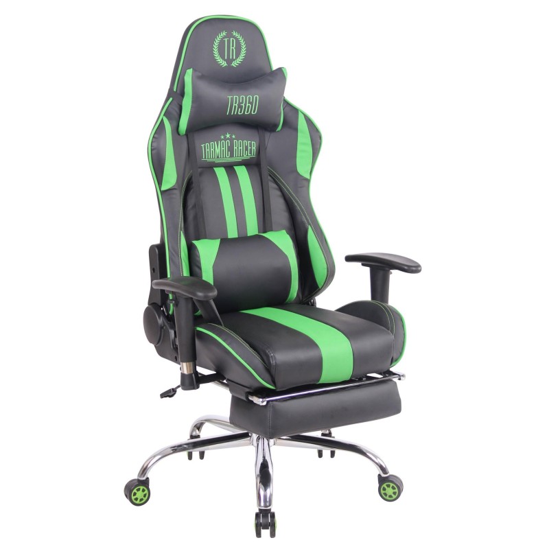 Silla Gaming LAUDA en Piel Negro