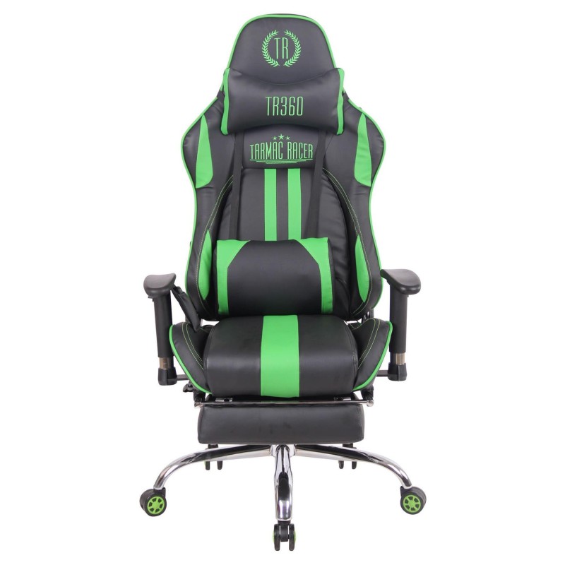 Silla Gaming LAUDA en Piel Negro