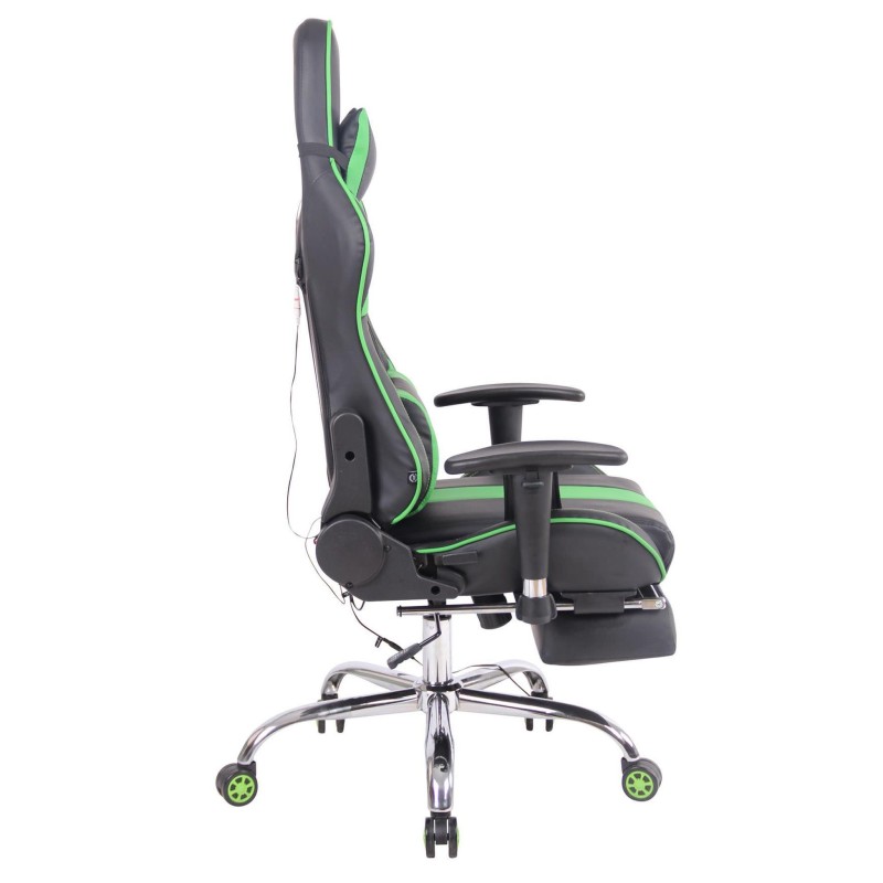 Silla Gaming LAUDA en Piel Negro