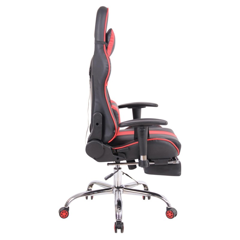 Silla Gaming LAUDA en Piel Negro