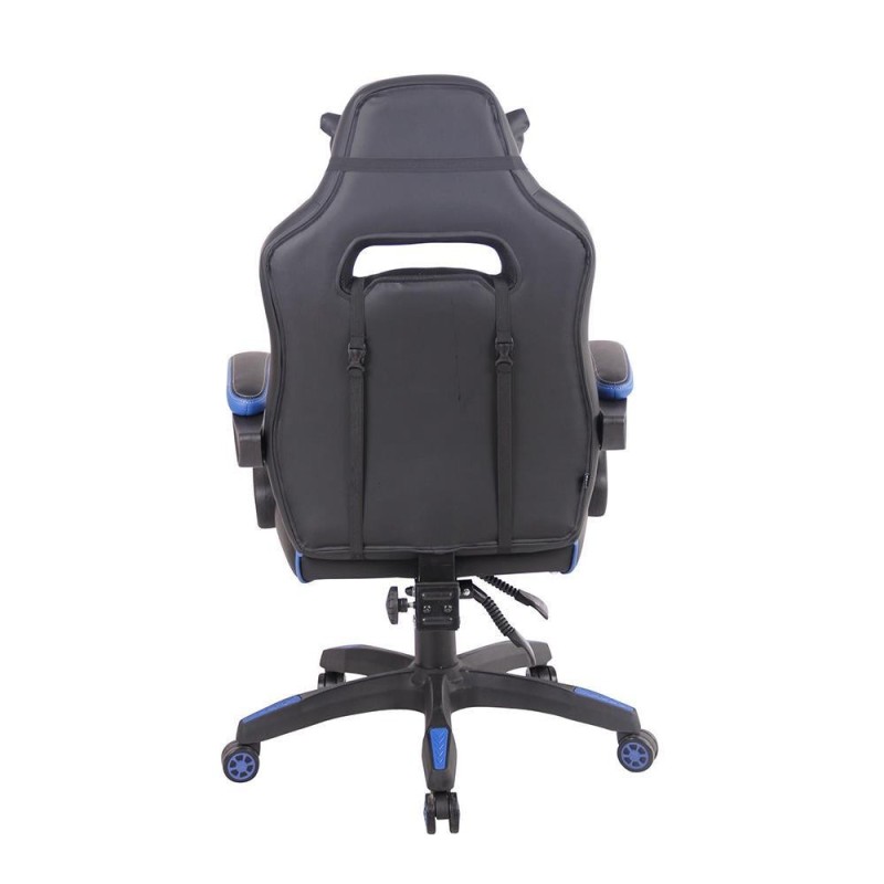 Silla Gaming MARQUEZ, En piel, Color Negro