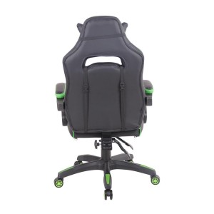 Silla Gaming MARQUEZ, En piel, Color Negro