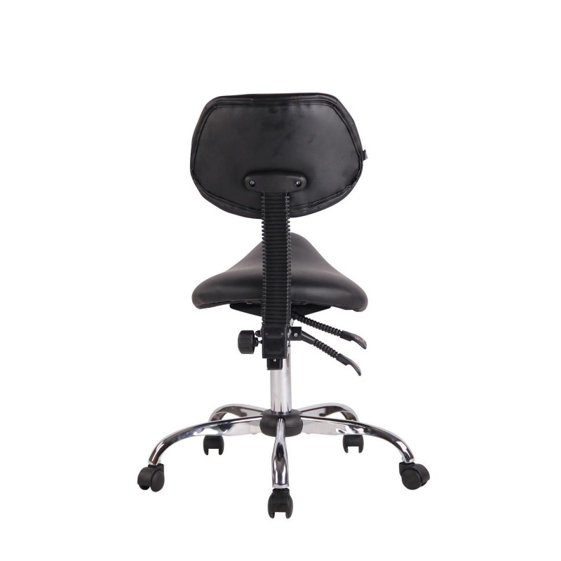 Taburete de Trabajo NEKO en Piel Gris