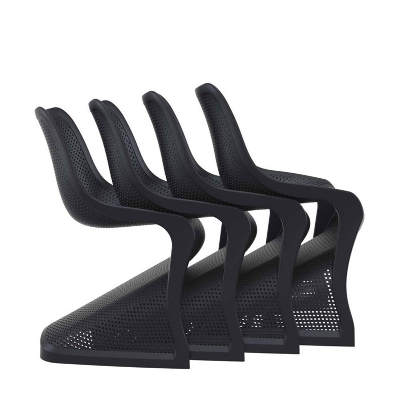 Silla de Confidente CALIMA en color Negro