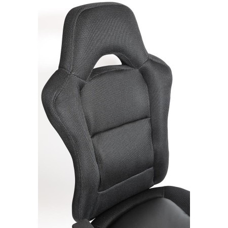 Silla gamer MICHIGAN en polipiel negra