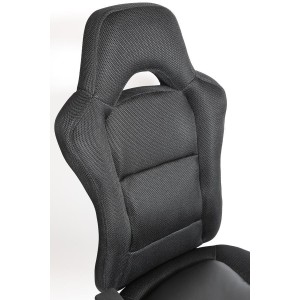 Silla gamer MICHIGAN en polipiel negra