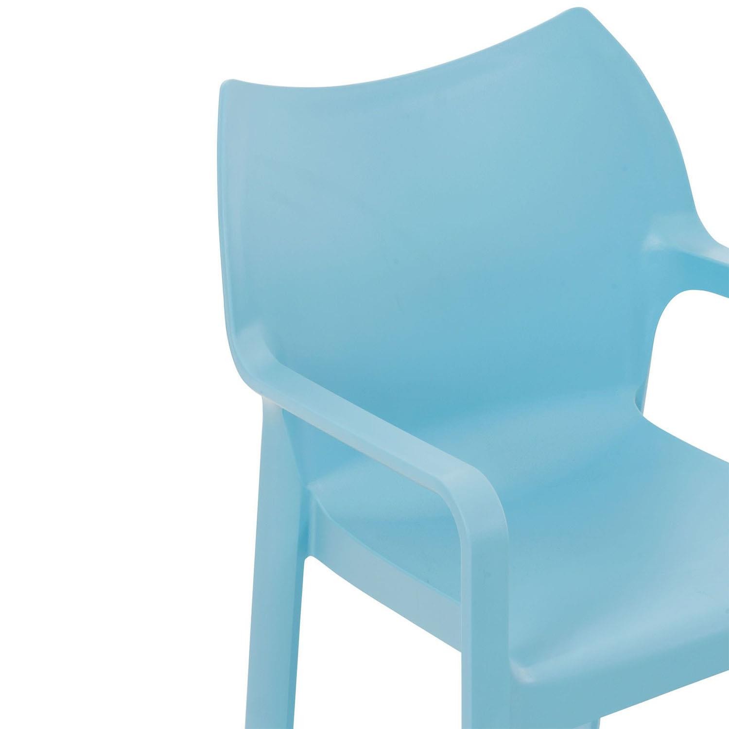 Silla de Confidente SAMOS, Diseño Moderno, Apilable, color Negro