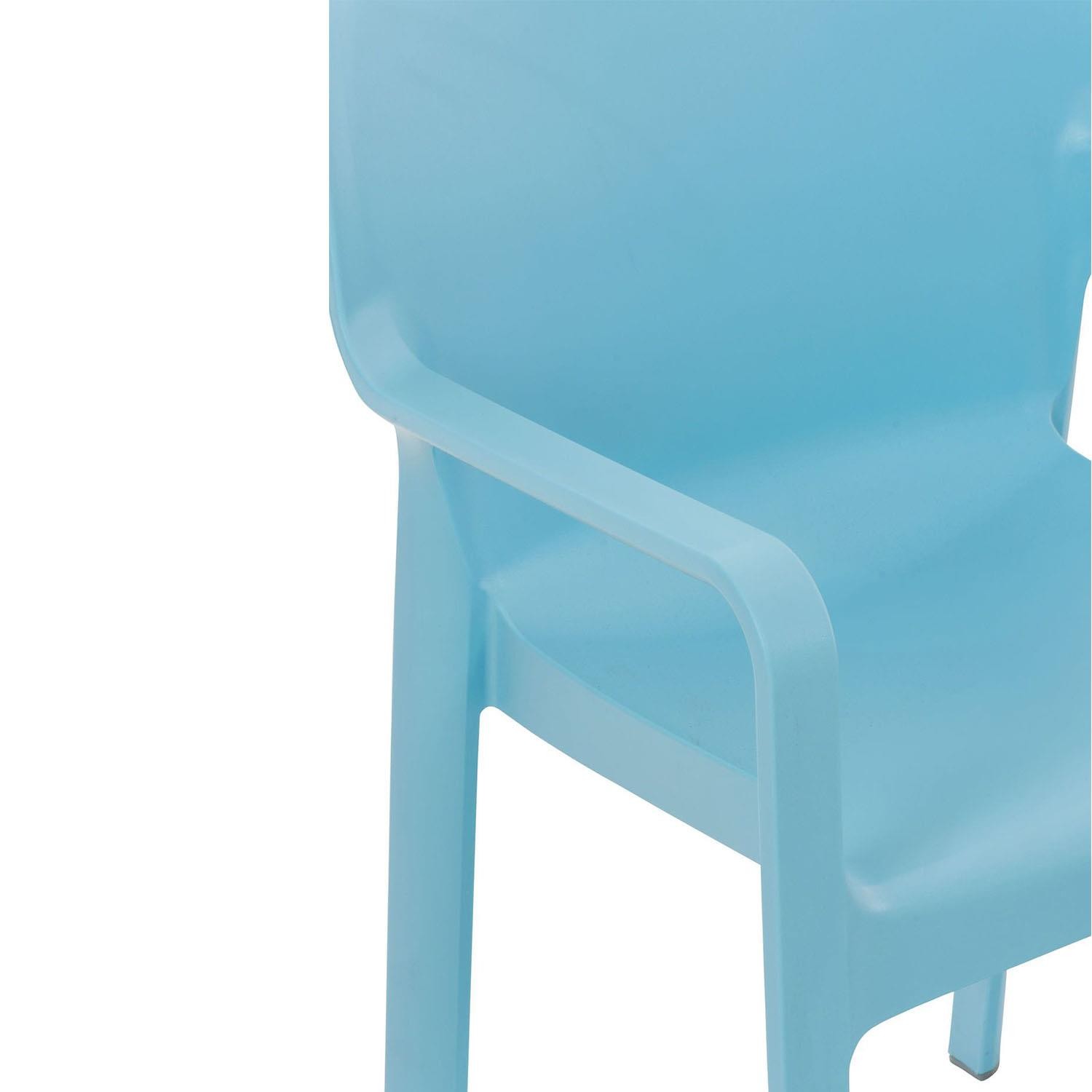 Silla de Confidente SAMOS, Diseño Moderno, Apilable, color Negro