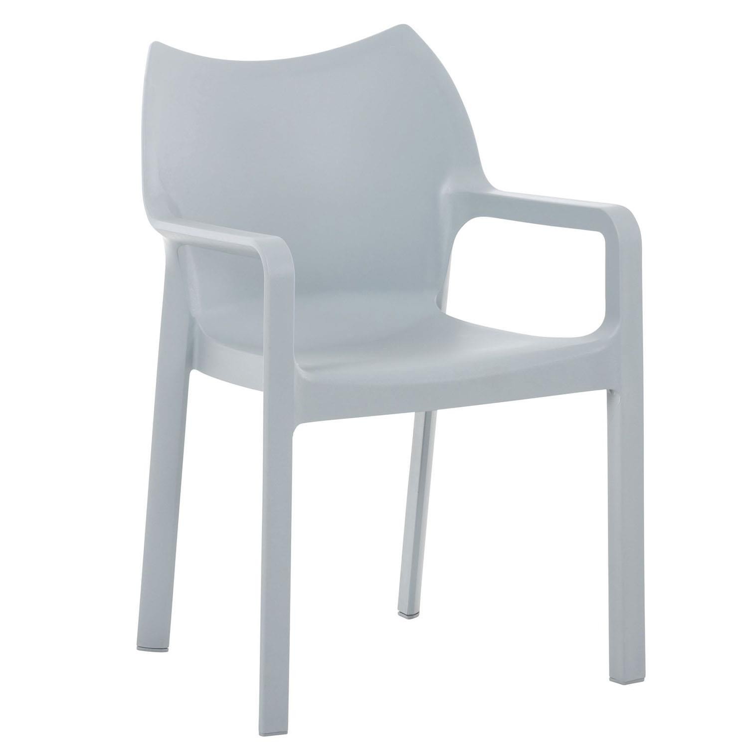 Silla de Confidente SAMOS, Diseño Moderno, Apilable, color Negro