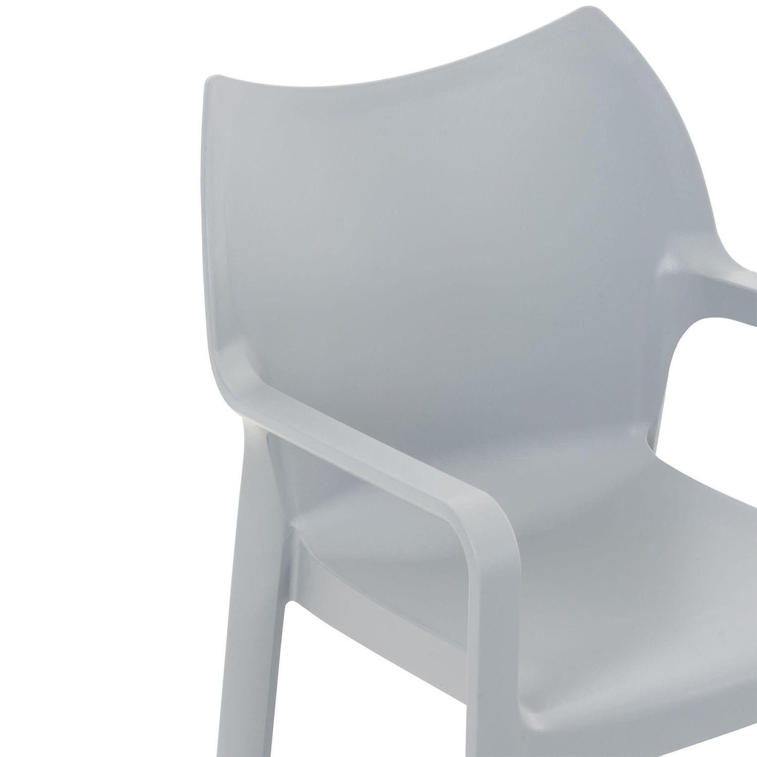 Silla de Confidente SAMOS, Diseño Moderno, Apilable, color Negro