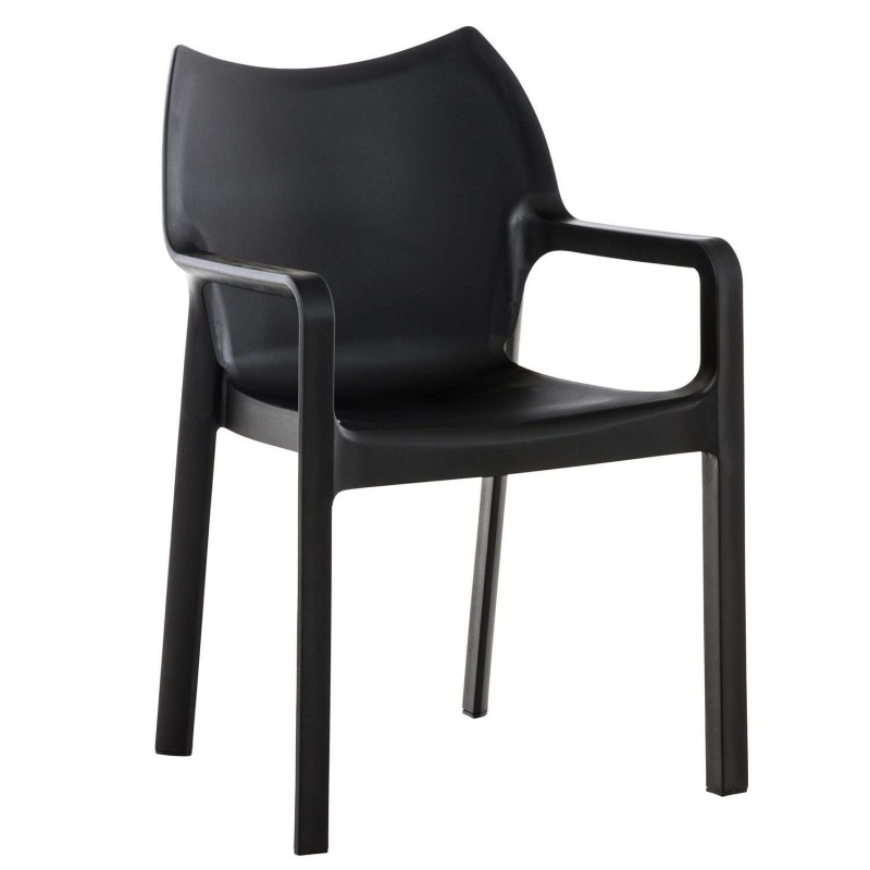 Silla de Confidente SAMOS en color Negro