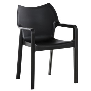 Silla de Confidente SAMOS en color Negro