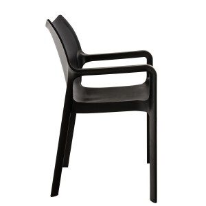 Silla de Confidente SAMOS en color Negro