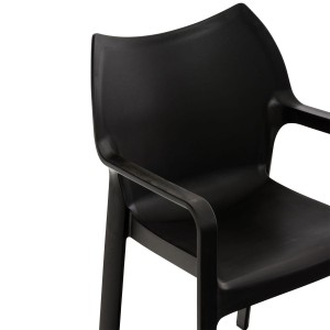 Silla de Confidente SAMOS en color Negro