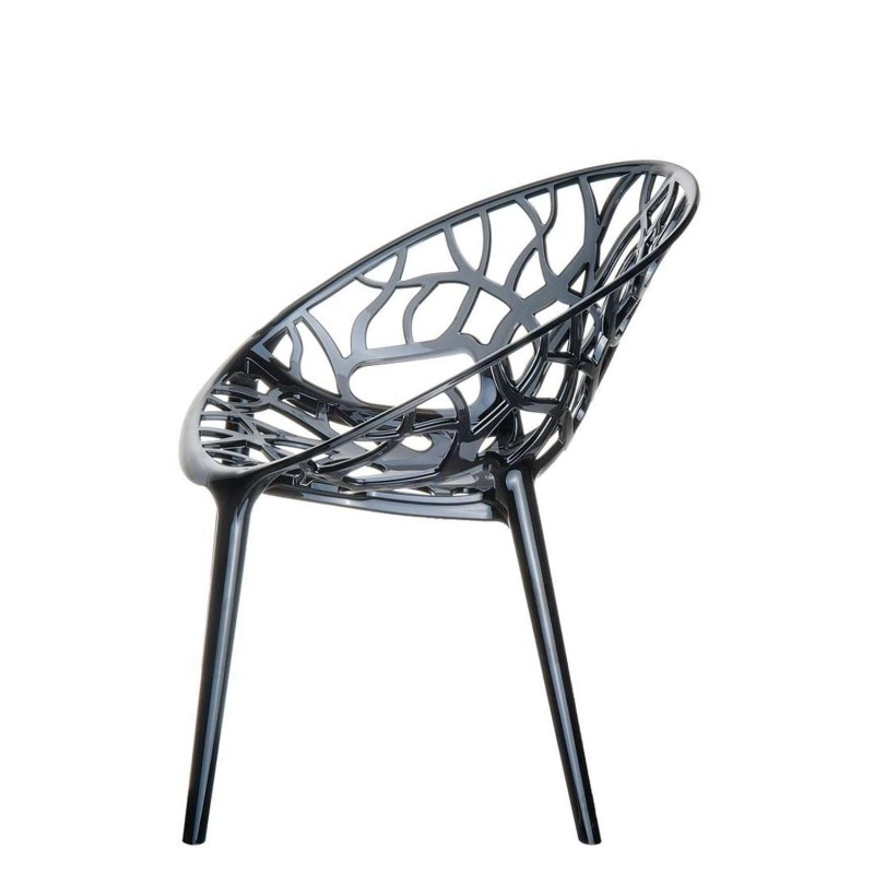 Silla de Confidente CRISTY, Apilable, Color Negro