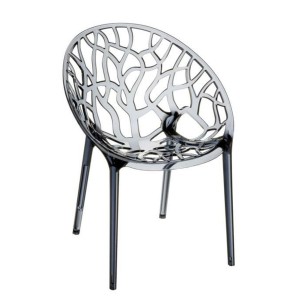 Silla de Confidente CRISTY, Apilable, Color Negro