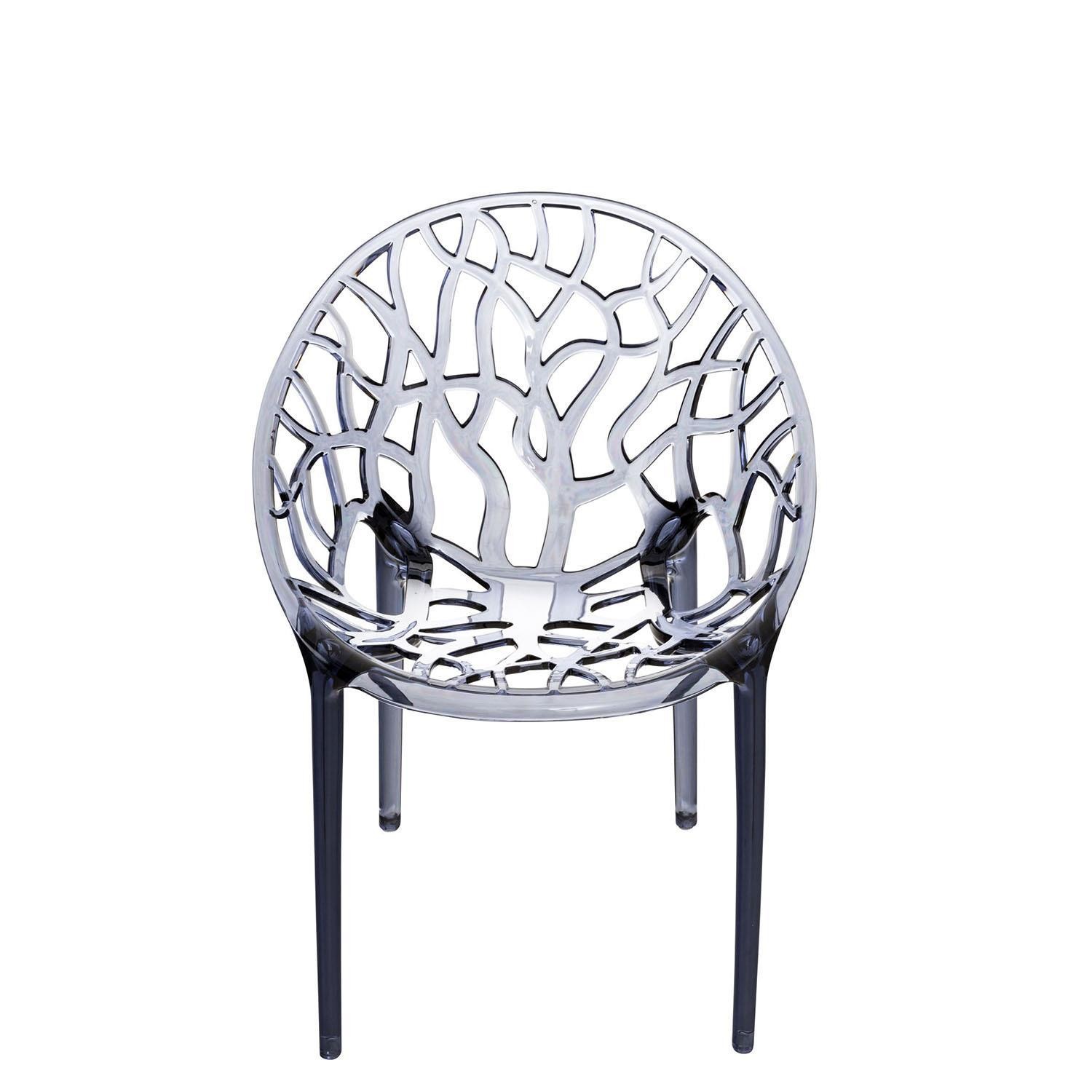Silla de Confidente CRISTY, Apilable, Moderno Diseño y Estructura Resistente, Color Negro