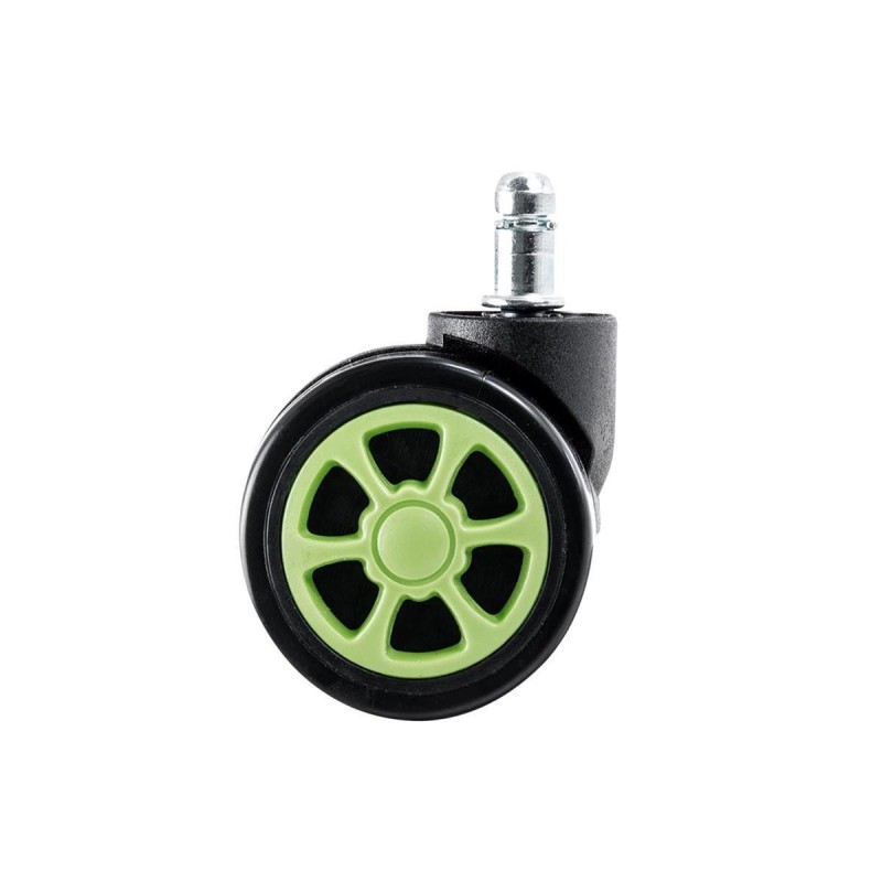 5x Ruedas Gaming, Universales, 11mm, Color Negro