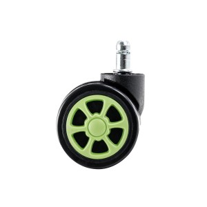 5x Ruedas Gaming, Universales, 11mm, Color Negro
