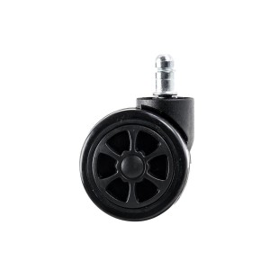 5x Ruedas Gaming, Universales, 11mm, Color Negro