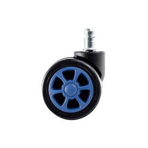 5x Ruedas Gaming, Universales, 11mm, Color Negro