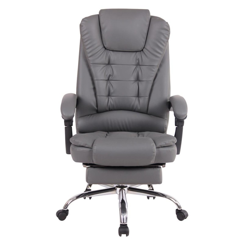 Sillón de Oficina JAMES en Piel Negra
