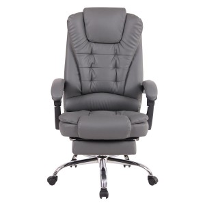 Sillón de Oficina JAMES en Piel Negra