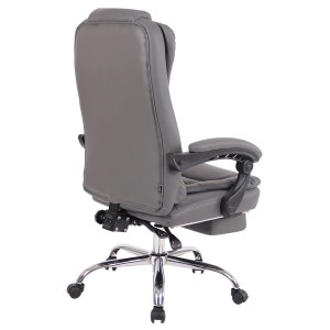 Sillón de Oficina JAMES en Piel Negra