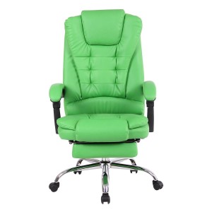 Sillón de Oficina JAMES en Piel Negra