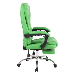 Sillón de Oficina JAMES en Piel Negra
