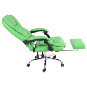 Sillón de Oficina JAMES en Piel Negra