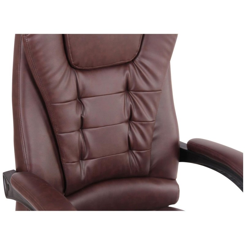 Sillón de Oficina JAMES en Piel Negra