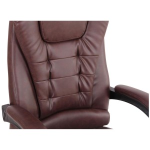 Sillón de Oficina JAMES en Piel Negra