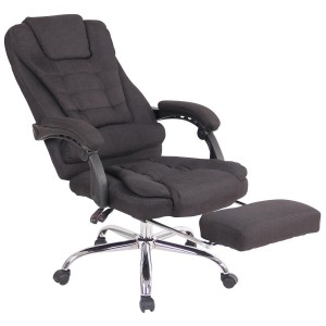 Sillón de Oficina JAMES TELA Negra