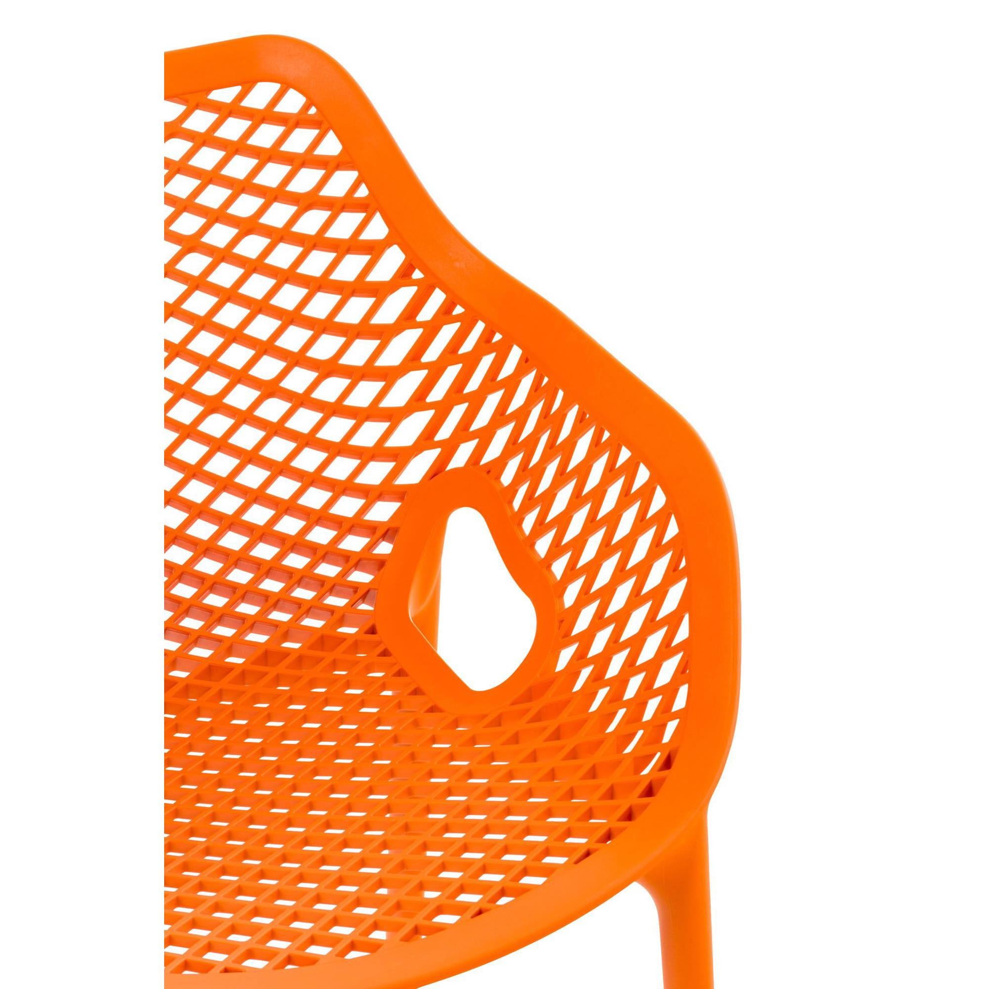 Silla de Confidente NORIA, Apilable, Reposabrazos Integrados, color Negro