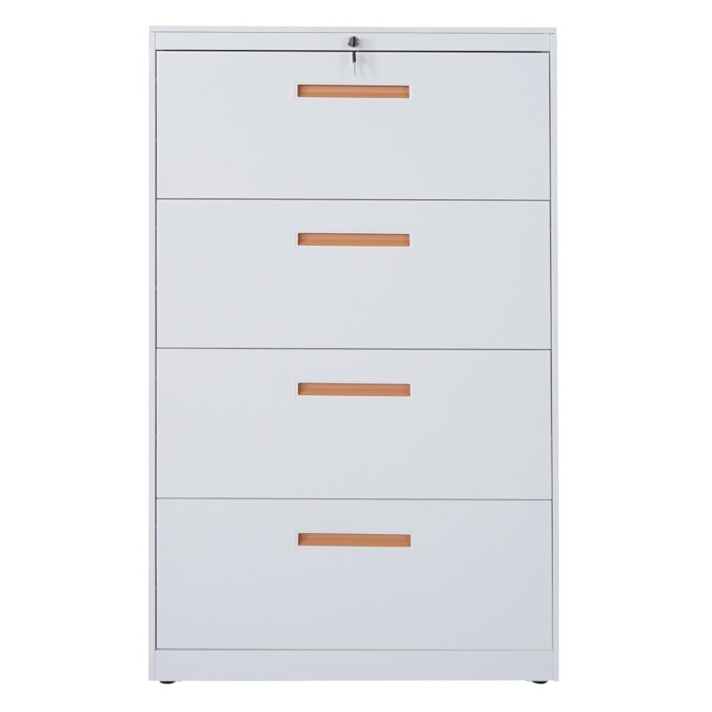 Archivador DEVIS, 4 cajones, color Blanco