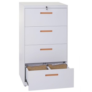 Archivador DEVIS, 4 cajones, color Blanco