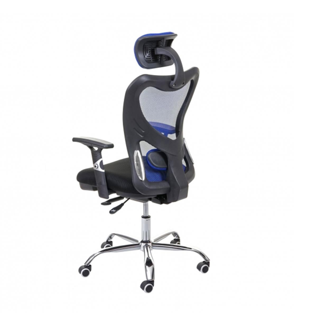 Silla Ergonómica LUCIA, Uso 8 Horas, Soporte Lumbar Acolchado, Estructura Metálica, Color Negro