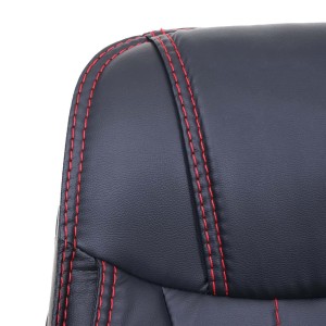 Silla de Oficina DENIA en Piel color Negro