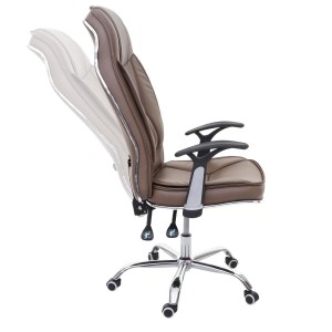 Silla de Oficina DENIA en Piel color Negro