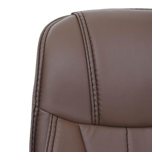 Silla de Oficina DENIA en Piel color Negro