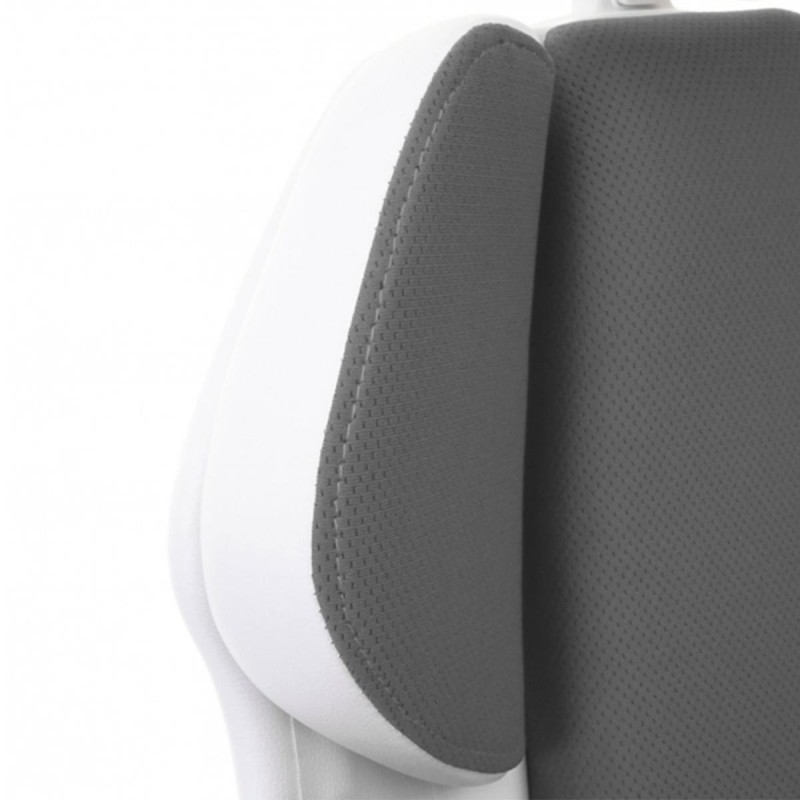 Silla Ergonómica TUXON WHITE, En Tela, Color Negro