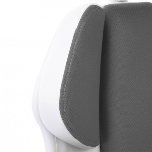 Silla Ergonómica TUXON WHITE, En Tela, Color Negro