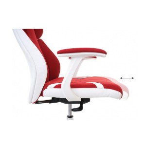 Silla Ergonómica TUXON WHITE, En Tela, Color Negro