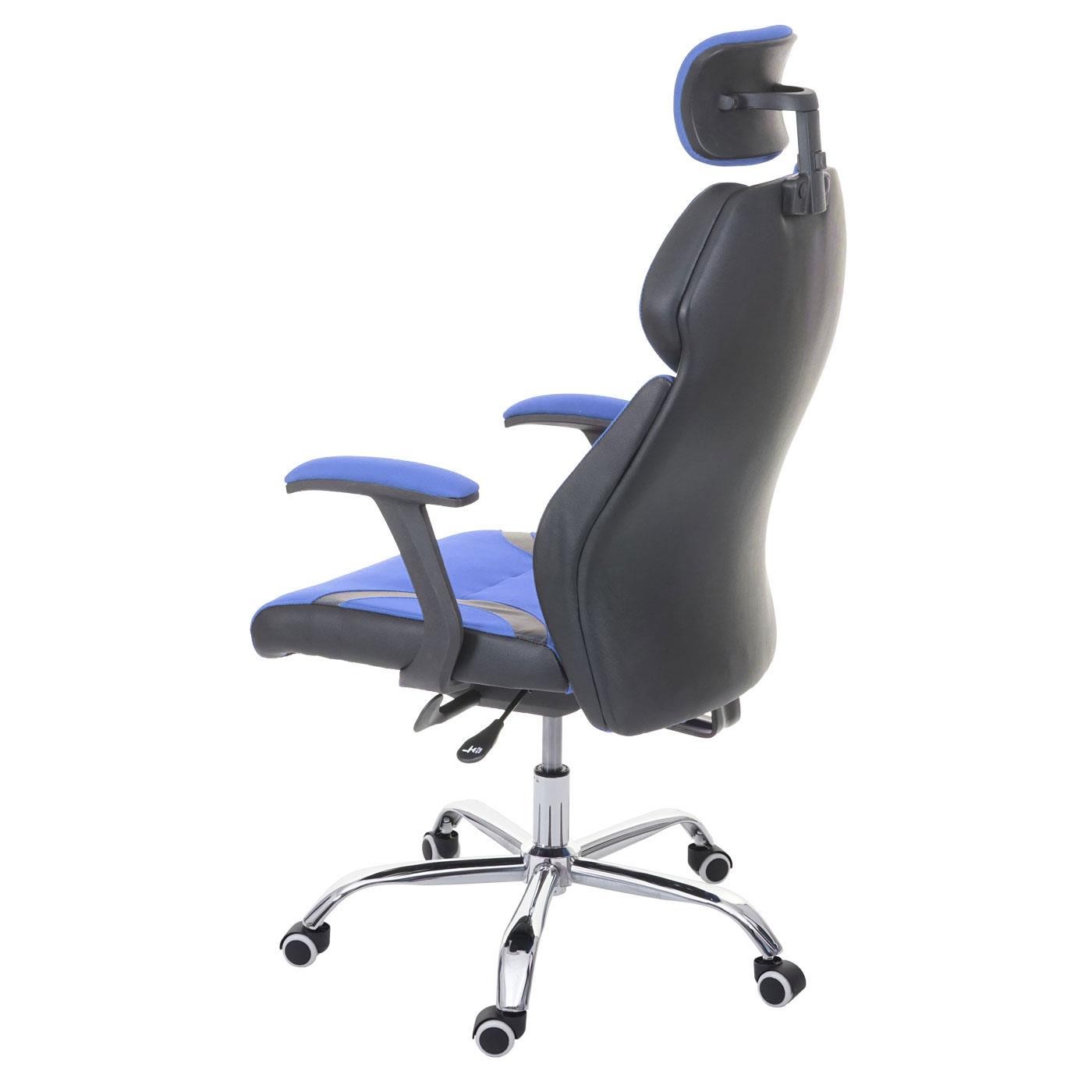 Silla de Oficina TUXON, Diseño Exclusivo y Ergonómico, En Tela, Color Gris