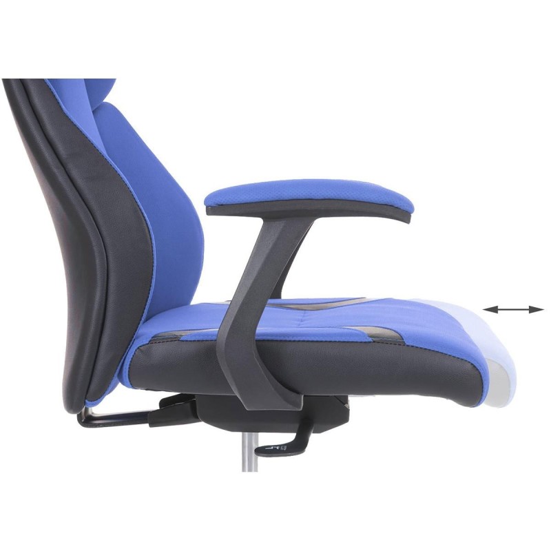 Silla Ergonómica TUXON, En Tela, Color Gris