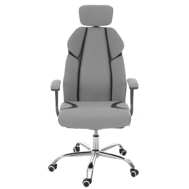 Silla Ergonómica TUXON, En Tela, Color Gris